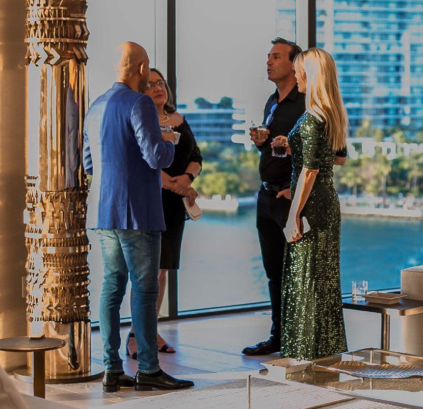 Nicolas and Cristie Delrieu in Miami